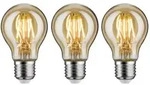 Paulmann 5079 Bundle E27 3xLED Filament Lampen 4,7W wie 40W gold 2500K extra