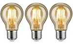 Paulmann 5074 Bundle 3xLED Filament Lampen E27 6,5W wie 50W gold 2500K extra