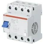 ABB F204 A-125/0.3-L FI-Schutzschalter 4P, Typ A, 125 A, 300 mA, N-Leiter links