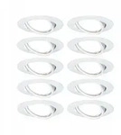 Paulmann 93400 Einbauleuchte LED Base rund max. 10x10W GU10 Wei&szlig;