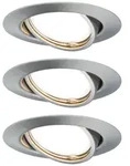 Paulmann 93425 Einbauleuchte Base Coin LED schwenkbar 3-stepdim 3x5W Eisen geb
