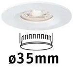Paulmann 94298 EBL Nova mini Coin rund starr IP44 LED 1x4W 310lm Wei&szlig; matt/Alu
