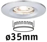 Paulmann 94302 EBL Nova mini Coin rund starr IP44 LED 1x4W 310lm Chrom/Alu