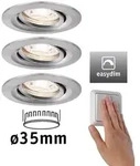 Paulmann 92973 EBL Set Nova mini Plus Coin EasyDim schwenkb 3x4,2W 2700K 230V Eisen