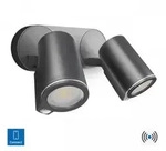 STEINEL 2-flammiger Spot Duo SC LED Strahler in Anthrazit Bluetooth & Sensor
