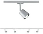 Paulmann 96897 URail Set Cover in Chrom 2m Schienensystem mit 4 Spots