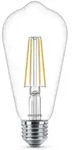 Philips LED E27 Filamentfadenlampe Kolbenform 7W wie 60W warmweisses Licht dekorativ