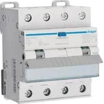Hager Fehlerstrom-Leitungsschutzschalter, FI/LS-Schalter 4P 10kA C-32A 30mA Typ