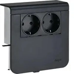 Hager Ger&auml;tetr&auml;ger 2 STD SL 20x80 gschwarz