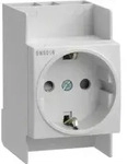 Hager Steckdose 16A, 250V, 2,5PLE, QuickConnect, Montage auf Hutschiene