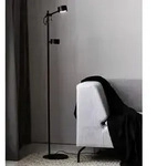 Funktionale Nordlux Clyde Stehlampe Schwarz