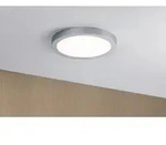 Moderne runde LED-Deckenleuchte Abia 33cm in Chrom matt Paulmann 70983