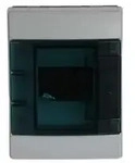 ABB STRIEBEL & JOHN M65W104TN1 Stromkreisverteiler, Aufputz, 1x04 Platzeinheiten