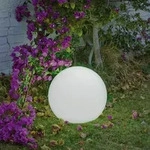 New Garden LED Gartenkugel BULY 40 weiss IP65 230 Volt mit kabel, kaltwei&szlig;es...