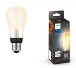 Philips Hue White E27 Filament Edison LED Lampe 7W - Edition mit Gl&uuml;hwedel in ST64