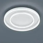 Helestra LED Deckenleuchte SONA Doppelring Mattwei&szlig; dimmbar &oslash;60cm