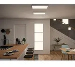 Dimmbares Deckenpanel LED 595x 295mm Flach in Wei&szlig; matt rahmenlos Paulmann 79823