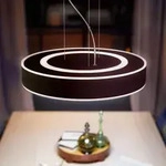Philips Hue White Ambiance LED-Pendelleuchte ENRAVE mit Dimmschalter in Schwarz