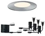 Paulmann 93949 Outdoor Plug & Shine Floor Mini Erg&auml;nzungs Set IP65 3000K 24V Silber