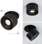 Industrielook Einbauleuchten Strahler schwenkbar Spircle 8W 36&deg; 3000K 230/40V