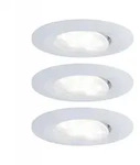 3-er Set LED Einbauleuchte Calla IP65 dimmbar schwenkbar LED 4000K Wei&szlig; Paulmann