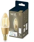 WIZ E14 Smarte LED Filament Lampe Bernstein Tunable White 4,9W wie 25W WLAN - Nur