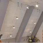 Dachschr&auml;gen Beleuchtung Paulmann Seilsystem Set Sheela f&uuml;r 5 x GU5.3 LED in Chrom