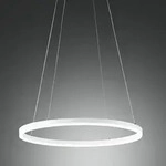 Filigrane dimmbare Giotto LED-Pendelleuchte in Weiss von Fabas Luce
