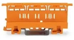 WAGO 221-500 Befestigungsadapter Serie 221 f&uuml;r Hutschiene TS 35 orange
