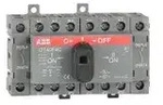 ABB OT40F4C Lastumschalter 4-polig 40 A, mit schwarzem Knebelgriff I-0-II