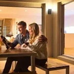 EDVANCE SMART+ WiFi Wandleuchte CURVE WALL silver RGBW - Multicolor - f&uuml;r Innen &