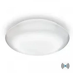 STEINEL Vario Quattro Pro S LED Outdoor Deckenleuchte 4.000K in Wei&szlig; mit Sensor
