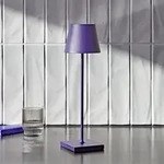 Sigor Akku-Tischleuchte Nuindie 380mm pflaumenblau 2,2W FlexMood 2200K/2700K IP54