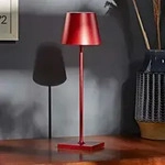 Sigor Akku-Tischleuchte Nuindie 380mm kirschrot 2,2W FlexMood 2200K/2700K IP54
