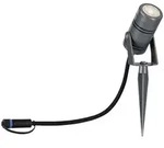Paulmann 94367 Outdoor Plug + Shine Spot Erdspie&szlig;leuchte 12W IP65 3000K Alu Grau