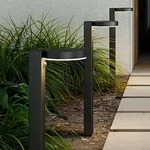 Rica Solar Gartenleuchte Schwarz von Nordlux kabellose Wegebeleuchtung mit Solar und