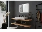 Paulmann 93013 WallCeiling HomeSpa Mirra LED Wandspiegel eckig IP44 800x600mm Chrom
