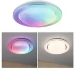 Paulmann 70546 LED Deckenleuchte Rainbow mit Regenbogeneffekt 22W dimmbar Chrom/Wei&szlig;