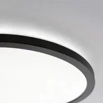 Paulmann 71012 LED Panel Atria Shine Backlight rund modern 293mm neutralwei&szlig; Schwarz