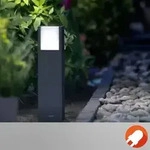 Philips myGarden Ecomoods Bridge Wegeleuchte in Anthrazit 40cm hoch mit wamweissem