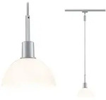 Paulmann 96972 URail Pendel Sarrasani max 20W E14 Chrom matt/Opal 230V Metall Glas