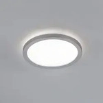 Paulmann 71004 LED Panel Atria Shine Backlight rund modern neutralwei&szlig; Chrom matt