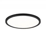 Paulmann 70998 LED Panel Atria Shine Backlight rund modern schlicht warmwei&szlig; Schwarz