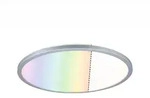 Paulmann 71019 LED Panel Atria Shine Backlight rund 420mm modern Regenbogen Chrom