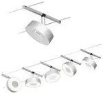 Paulmann 94475 Seilsystem Circle 5-flammig mattes Chrom 230V/12V DC warmwei&szlig;