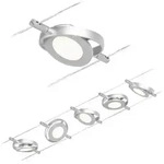 Seilsystem Set Paulmann 94414 Wire RoundMac 5x4,5W mattiertes Chrom 12V DC 60VA