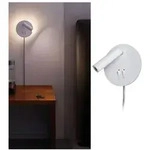 Schwenkbare LED-Wandleuchte Tabari in Wei&szlig;/Chrom Metall Paulmann 78918