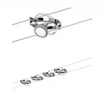 Paulmann 94144 Seilsystem Cardan - 5m Komplettset in Chrom mit 4 Spots ohne LM