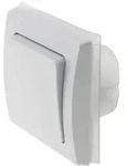 ChiliTec DELPHI Wechsel-Schalter IP44 250V~/ 10A, inkl. Rahmen, UP, wei&szlig;