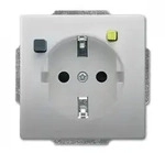 Busch-Jaeger 3120 EUCB-866 FI-SCHUKOMAT SCHUKO&reg; Steckdosen-Einsatz mit